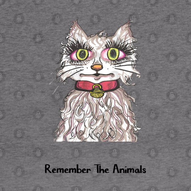 Remember The Animals Cute Cat by Olloway